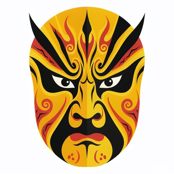 典韦京剧脸谱